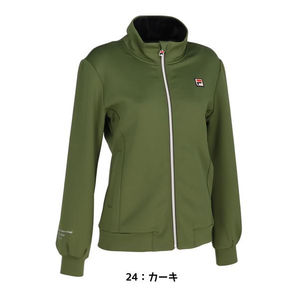 FILA（フィラ） テニスウエア ウォームアップシャツ 無地 トラック