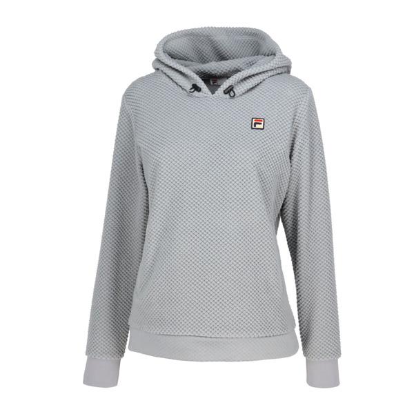 FILA（フィラ） レディース ウォームアップシャツ スウェットフード