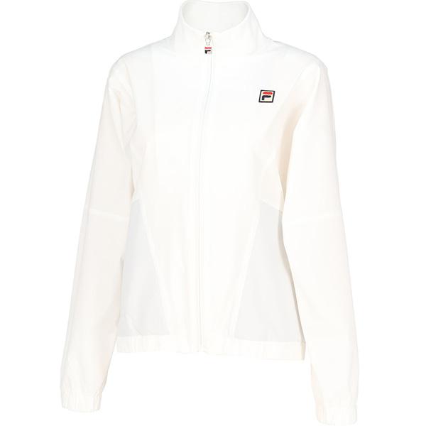 FILA レディースジャケット Lサイズ ホワイト FILA（フィラ） レディース テニスウェア フルジップジャケット