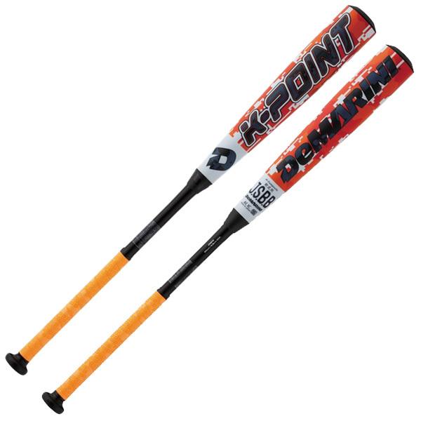 DeMARINI軟式用バット K-POINTミドルバランス ホワイト×オレンジ