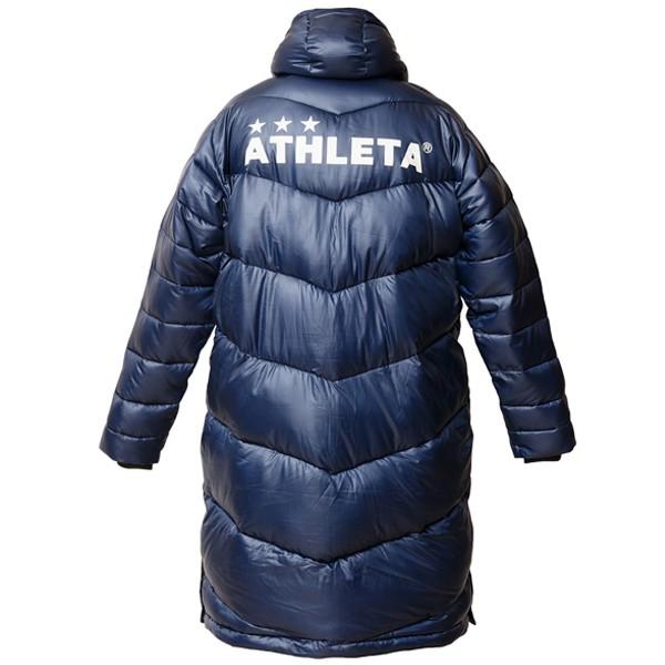 ジュニア ベンチコート アスレタ ATHLETA 中綿ロングコート 04114J キッズ