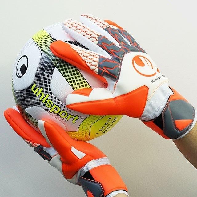 サッカー キーパーグローブ ウールシュポルト エアロレッド スーパーソフトハーフネガティブ HUGO LLORIS 1011083-05 uhlsport｜futabaharajuku｜02