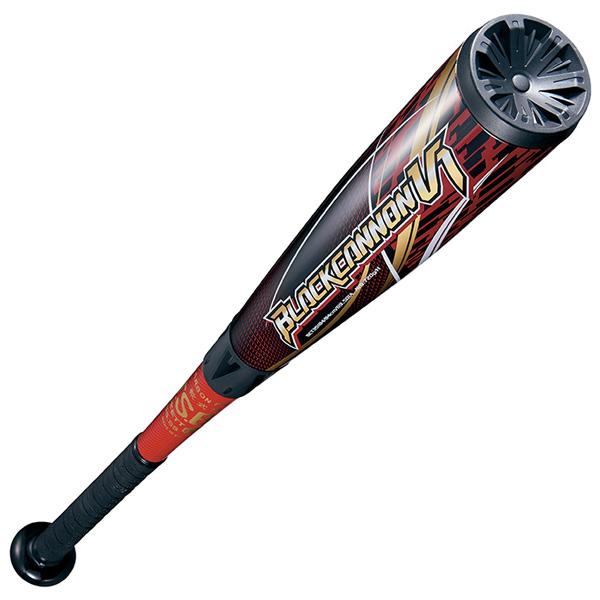 ZETT 軟式野球バット ブラックキャノンV1 84cm 670g 平均-