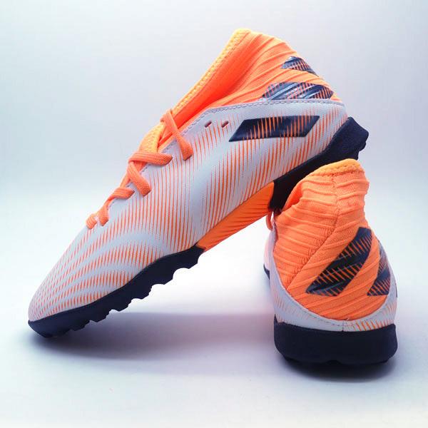 年間ランキング6年連続受賞 ネメシス 3 Tf J アディダス Adidas Fw7361 ホワイト オレンジ ジュニア サッカー トレーニングシューズ Supplystudies Com