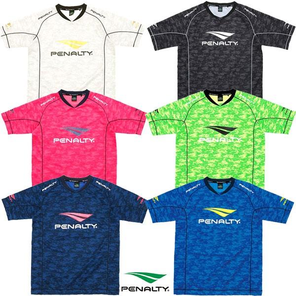 ペナルティ PENALTY サッカー フットサル プラクティスシャツ ベンチレーションプラTシャツ 半袖 PU7006｜futabaharajuku