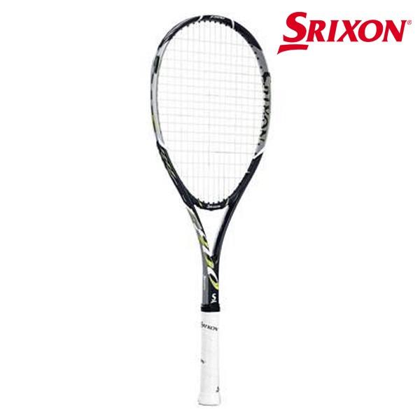 ギフ_包装ガット張上げ済 スリクソン SRIXON F800 SR11804-BKLM 軟式 ソフトテニス ラケット 張上げ済み すぐ使える 部活 練習 初心者 合宿