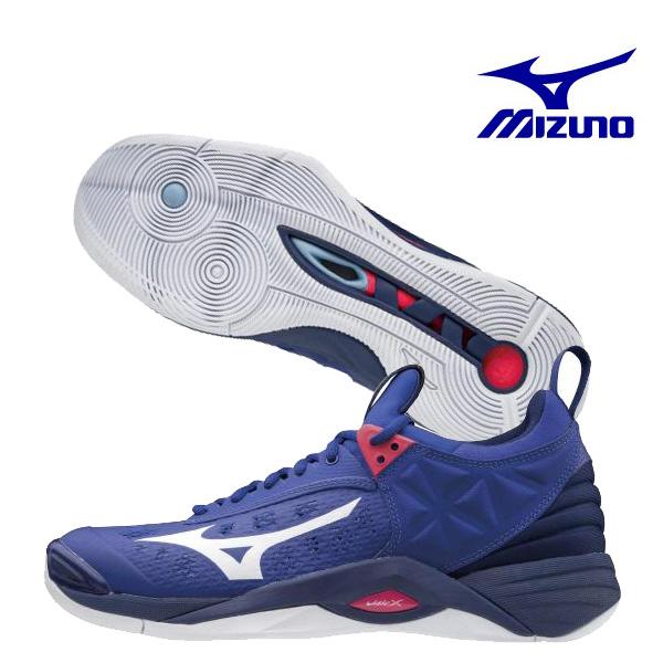 注目の福袋 年秋冬new ミズノ Mizuno ウエーブモーメンタム V1ga1912 メンズ レディース バレーボールシューズ 青 V1ga1912 Wantannas Go Id