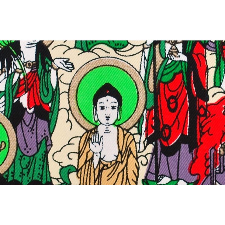 お盆用品 十三佛掛軸（全宗派用） 布製 長さ730mm×355mm