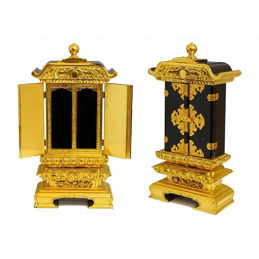 繰り出し位牌　(仏具、仏壇) 22 位牌 出雲 二重回出 （繰り出し位牌） 二間 45 本金箔仕上 : 仏壇