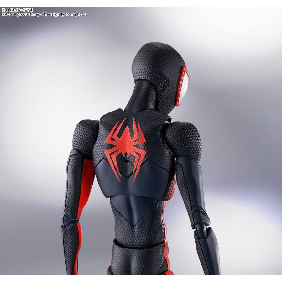 S.H.フィギュアーツ スパイダーマン:アクロス・ザ・スパイダーバース スパイダーマン(マイルス・モラレス) 約155mm ABS&PVC製 塗装済み可動フィギュア｜futari-hutari｜06