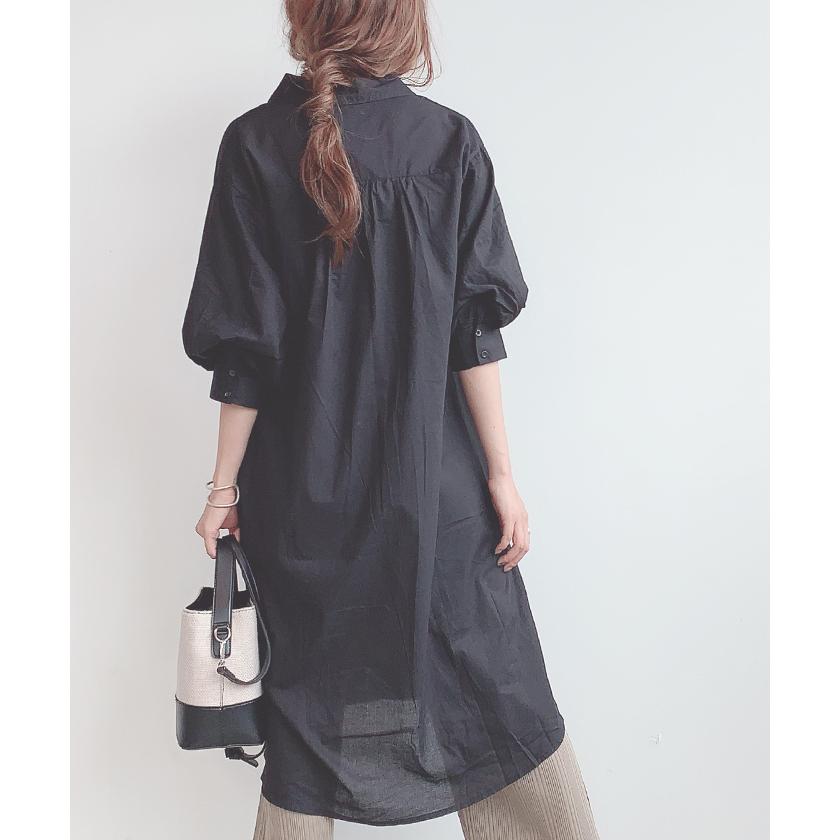 クリアランスセール ルーズシルエット プリーツ シャツワンピ 膝上丈 ビッグシルエット チュニック 公式限定新作 送料無料 Alimamiy Ru