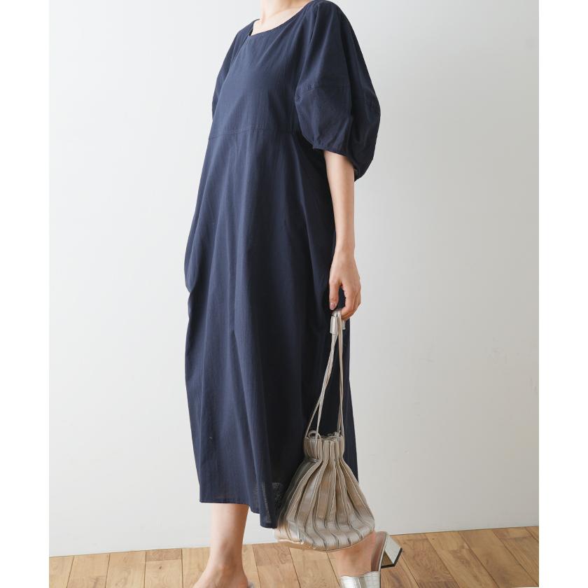 ワンピース ロングワンピース バルーンスリーブ 袖コンシャス ゆったりワンピース オーバーサイズ 韓国 ファッション バルーンスリーブロングワンピース フューティアランド 通販 Yahoo ショッピング