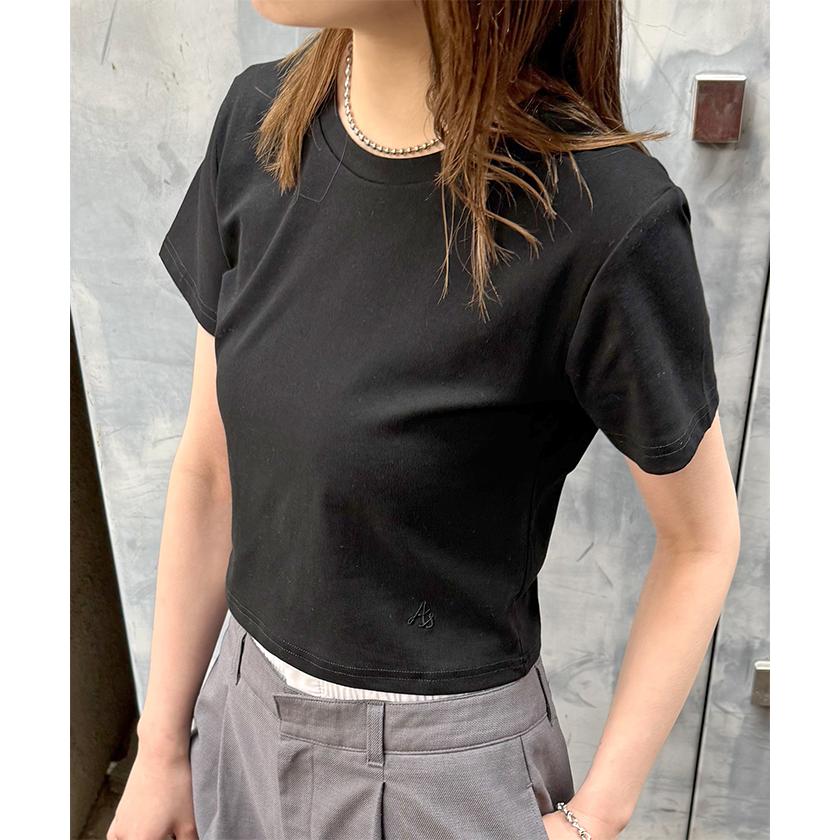 Futier Land（フューティアランド） Tシャツ トップス 半袖 ロゴ 刺繍