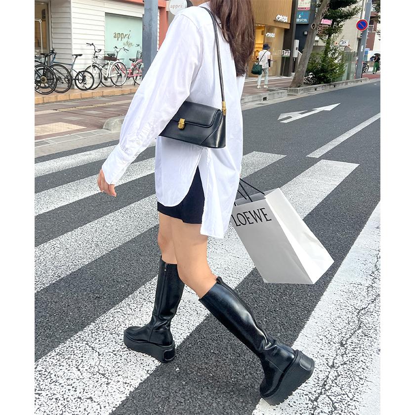 Futier Land ロング ブーツ 厚底 安定感抜群 超軽量 転ばない Futier Land ロング ブーツ 厚底 安定感抜群 超軽量 転ばない