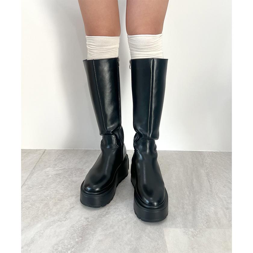 Futier Land ロング ブーツ 厚底 安定感抜群 超軽量 転ばない