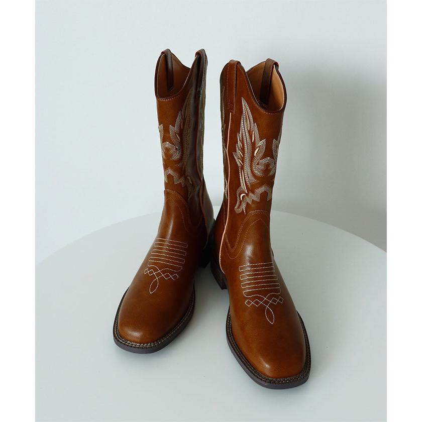 Futier Land（フューティアランド） ショートブーツ ヒール ウエスタン