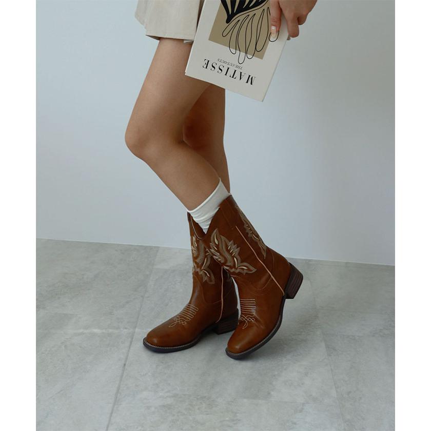 「めめめ」GIULLANO ジュリアーノ　ウエスタンブーツ　ヴィンテージ めめめ様専用」GIULLANO ジュリアーノ ウエスタンブーツ ヴィンテージ