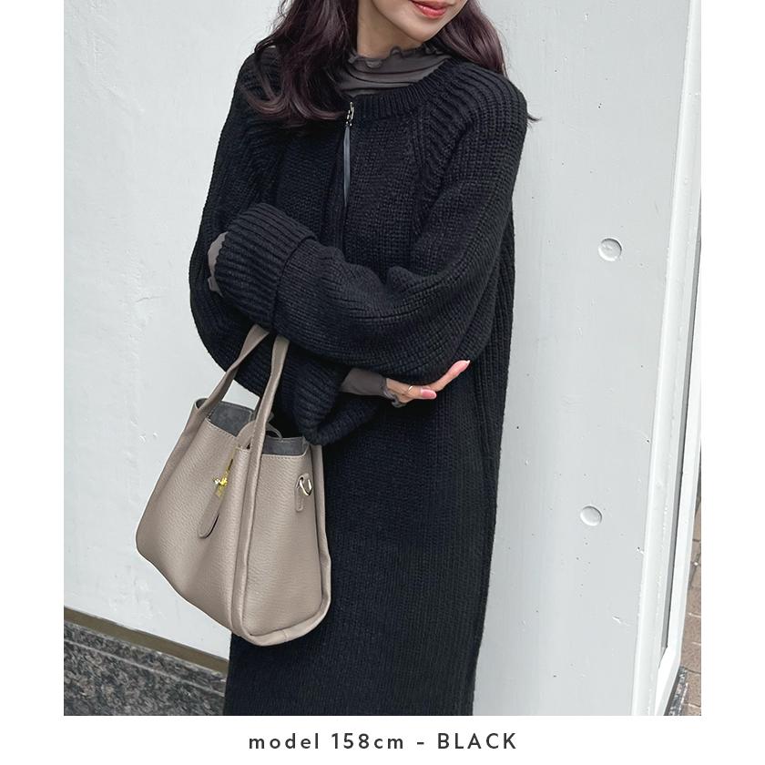 Futier Land（フューティアランド） ワンピース ニットワンピ 前後2way