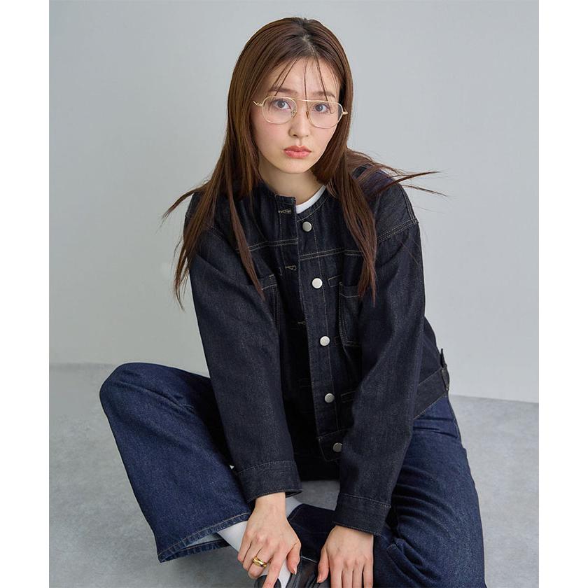 Futier Land（フューティアランド） デニム ジャケット ノーカラー