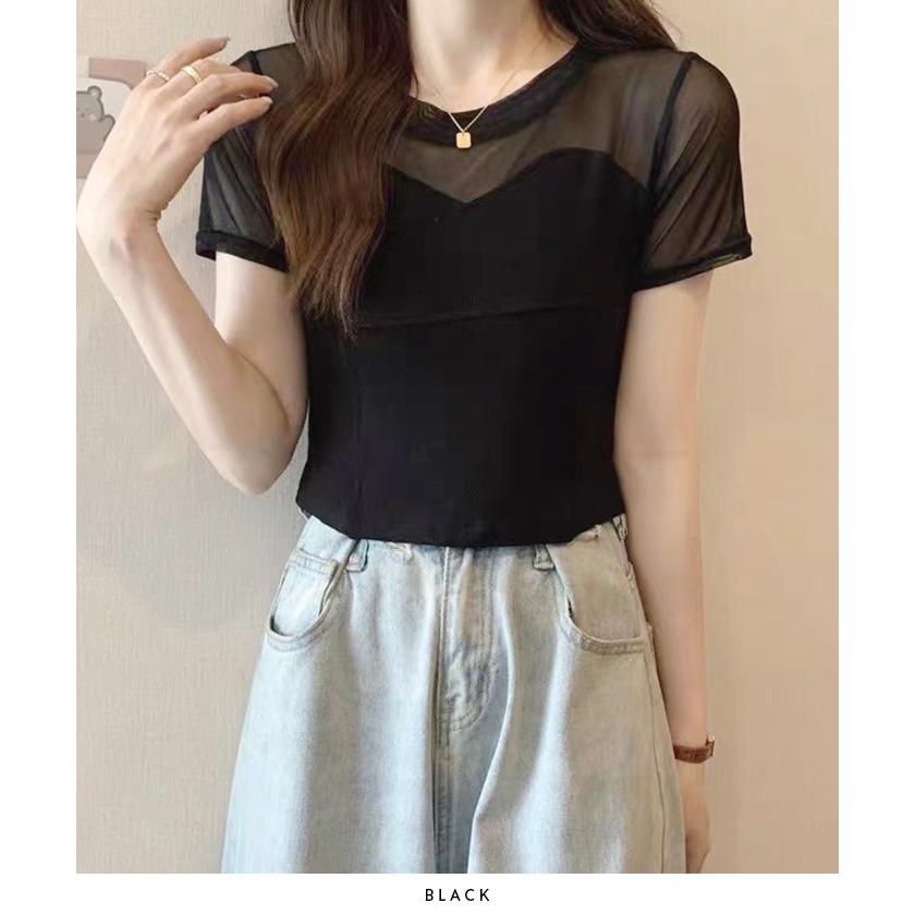 Futier Land（フューティアランド） トップス 半袖 シースルー