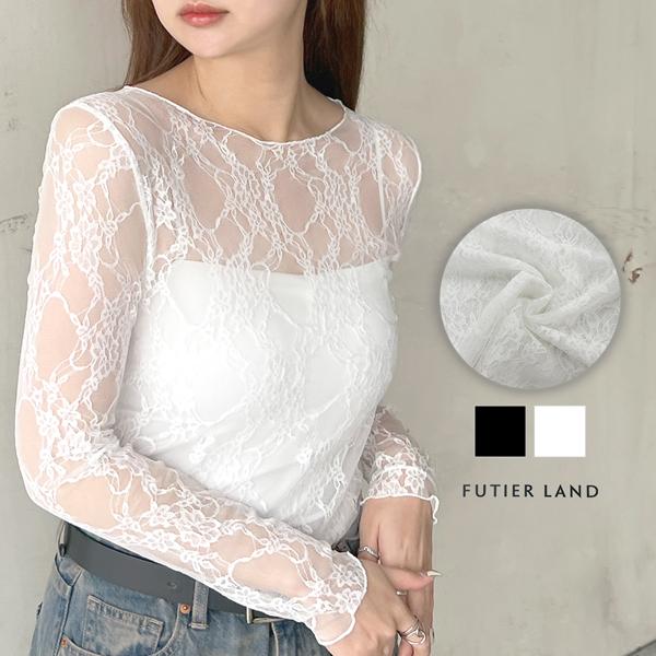 Futier Land（フューティアランド） トップス ブラウス レース ボート