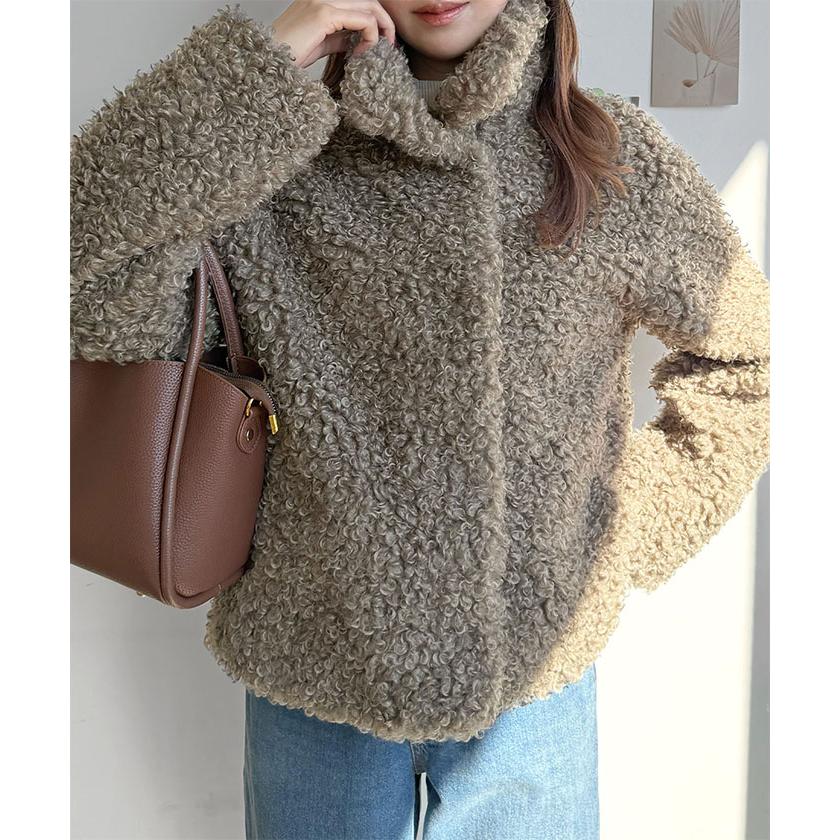 For Dear D レリット　 ベージュのもこもこシープファー Futier Land（フューティアランド） LINEクーポン利用で8900円