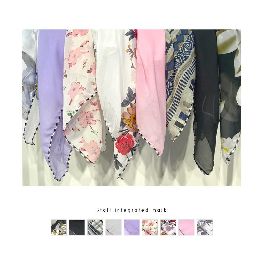 Futier Land マスク スカーフ 夏用 蒸れない 上品 フェイスカバー 
