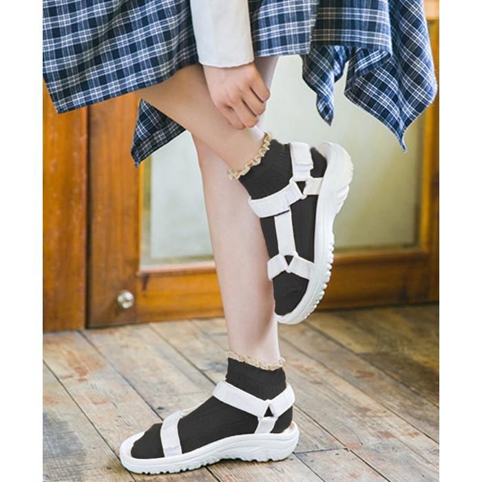 ソックス 靴下 レース付き ケーブル編み リブソックス ショートソックス レッグウェア 韓国 ファッション ポイント消化 春 レース付ショートソックス フューティアランド 通販 Yahoo ショッピング