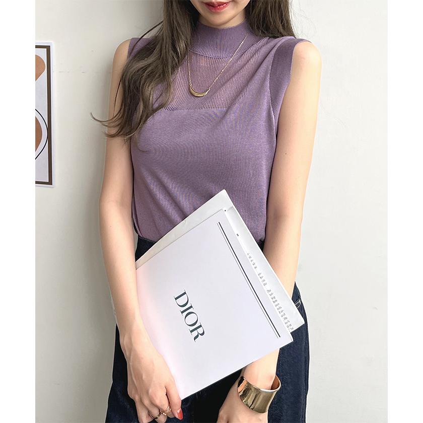 美品✨25AW ボールジィ 2-wayストレッチ タイ付きスタンドカラーブラウス Ballsey ブラウス シャツ 2-wayストレッチ タイ付きスタンドカラー