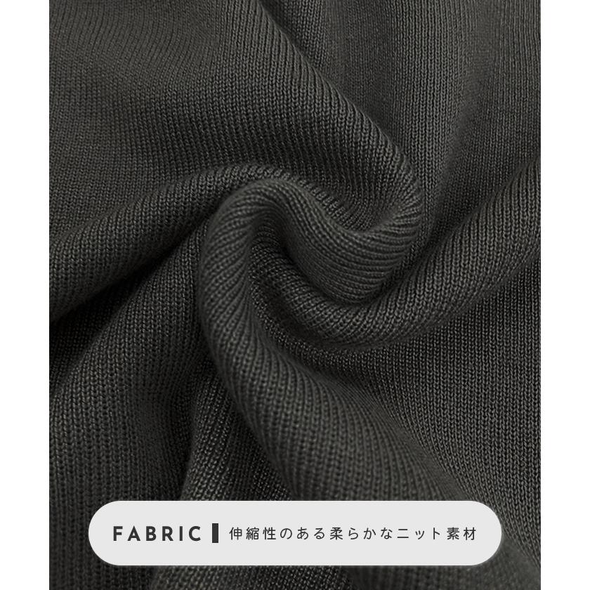 未使用タグ付 ファビアナ フィリッピ カシミヤ ハイネック ニット ワンピース もっちりカシミヤタッチハイネックロングニットワンピース ニット