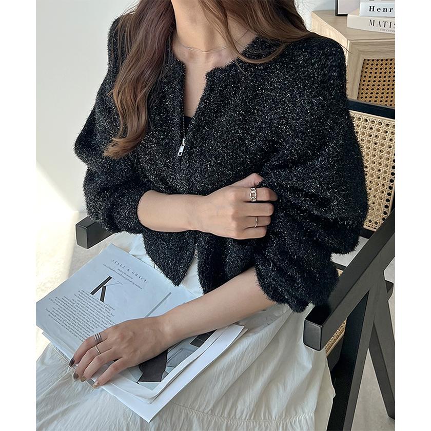 Futier Land（フューティアランド） カーディガン ニット キラキラ