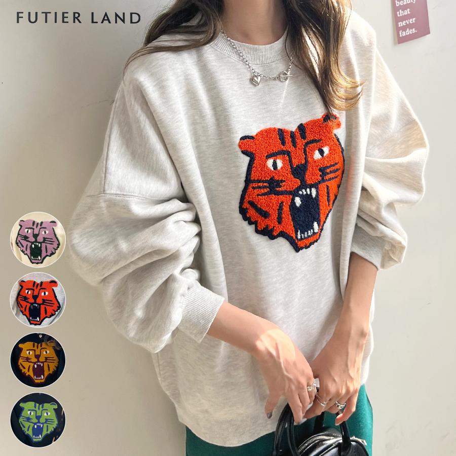 Futier Land（フューティアランド） スウェット 刺繍 トレーナー