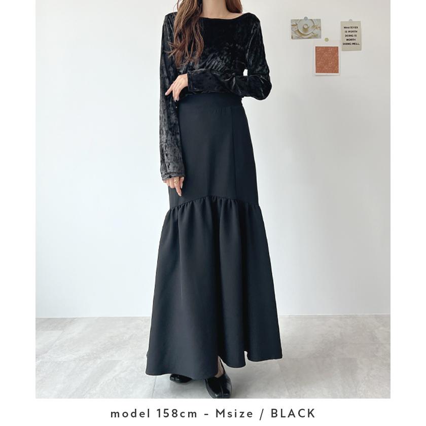 Futier Land（フューティアランド） シアー ベロア トップス