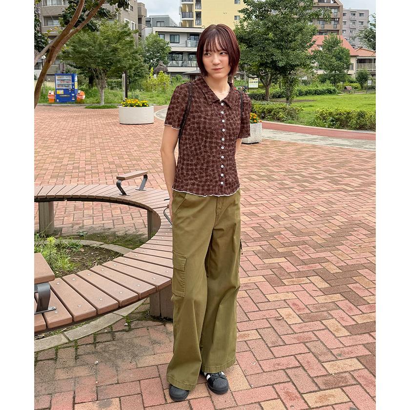 Futier Land（フューティアランド） シャツ チェックシャツ 半袖