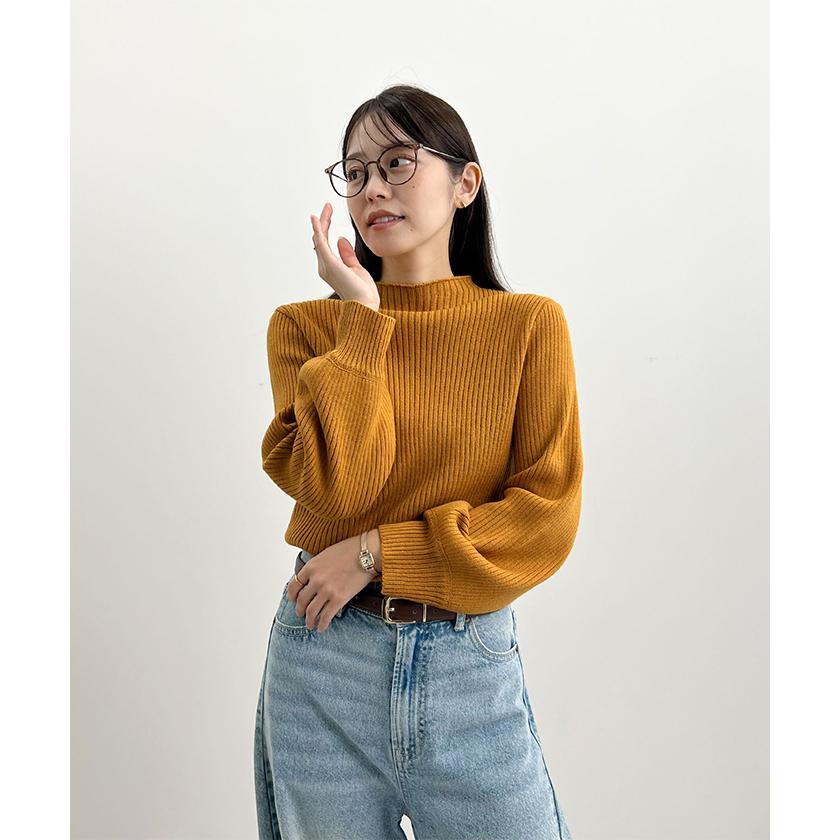Futier Land ニット レディース 秋冬 袖ポワン トップス ボトルネック