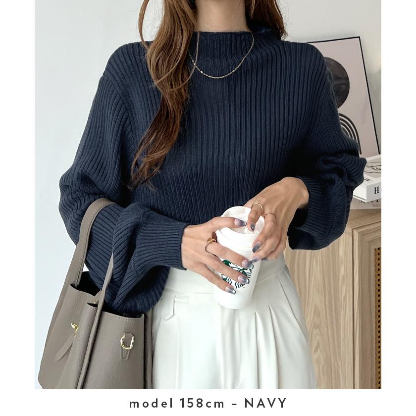 Futier Land ニット レディース 秋冬 袖ポワン トップス ボトル Futier Land ニット レディース 秋冬 袖ポワン トップス ボトル