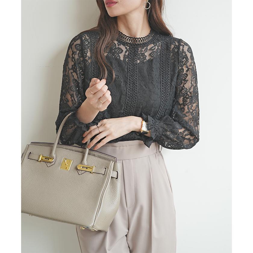 Futier Land レース レディース トップス シャツ ブラウス 裏地 Futier Land レース レディース トップス シャツ ブラウス 裏地