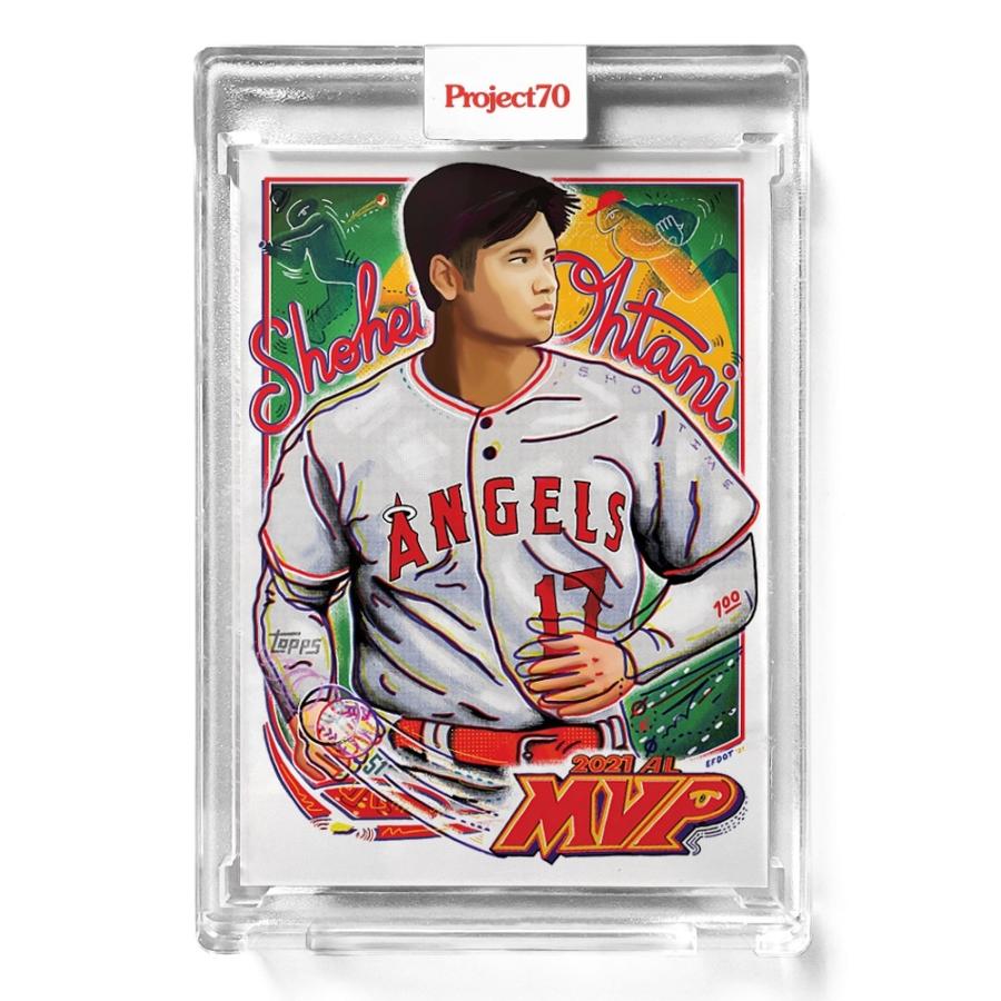 大谷翔平選手 #722 MVPデザイン アーティストコラボカード 大谷翔平 #722 Shohei Ohtani by Efdot MVPデザイン