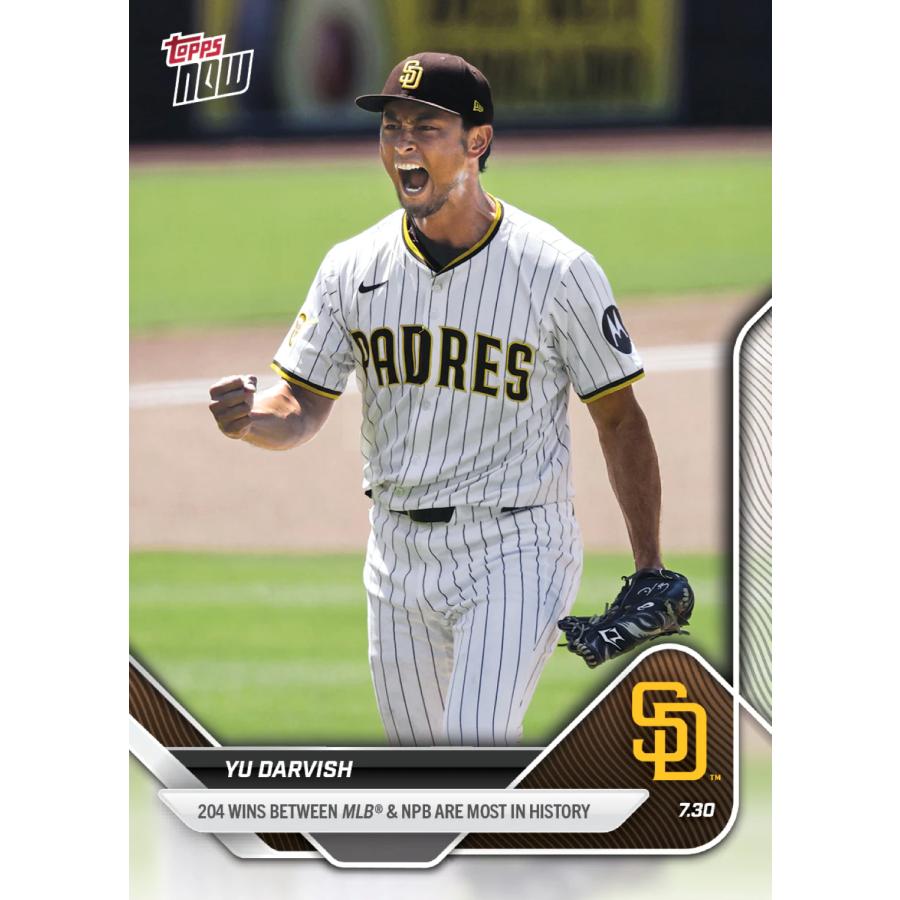 Topps ダルビッシュ有 #0489 日米通算204勝を達成！ 204 WINS BETWEEN