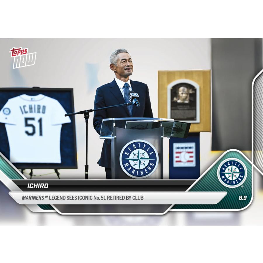 Topps イチロー #0538 マリナーズの伝説、イチローの背番号「51」が