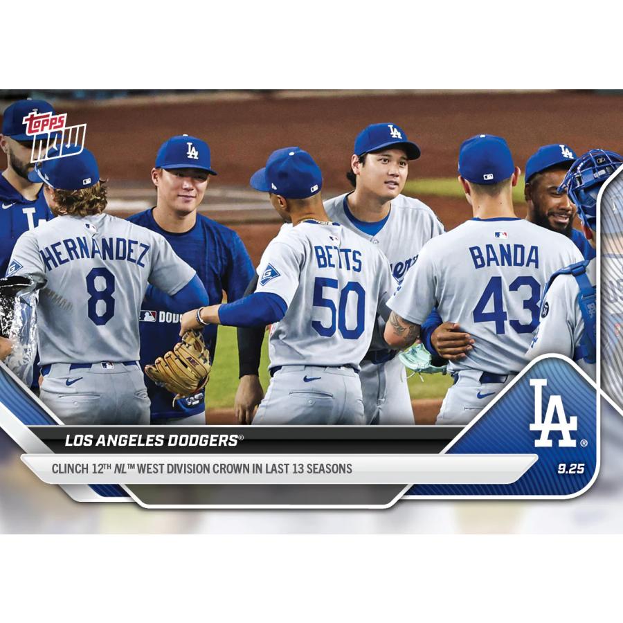 Topps 大谷翔平 山本由伸 #0770 ドジャース ナ・リーグ優勝記念13年間