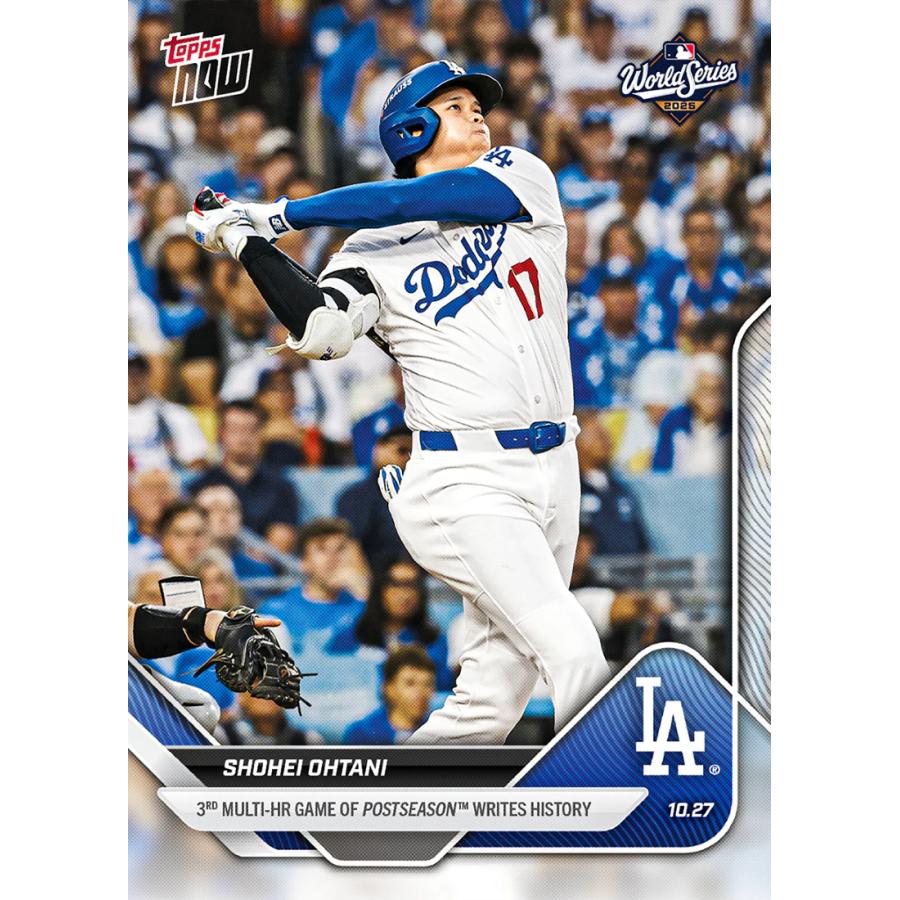 Topps 大谷翔平 #0903 18イニングの激戦！史上初PSで3度のマルチ