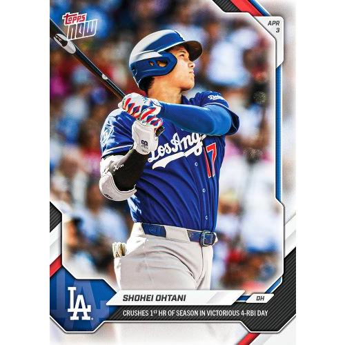 Topps 大谷翔平 #0044 2026年待望の今季1号！1試合4打点の猛打記念 
