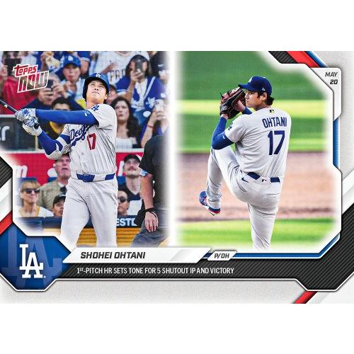 Topps 大谷翔平 #0226 伝説のボブ・ギブソン超え！初球弾＆5回零封で