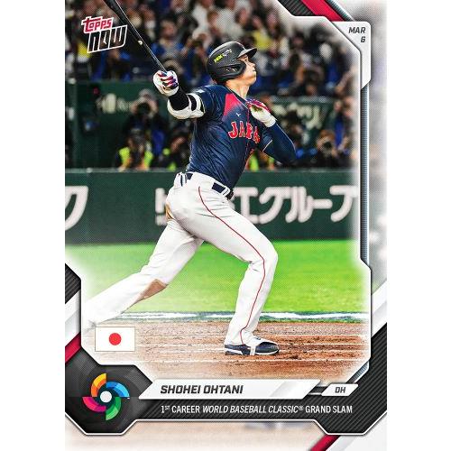 Topps 大谷翔平 #WB04 WBCキャリア初グランドスラム記念！ 1ST CAREER