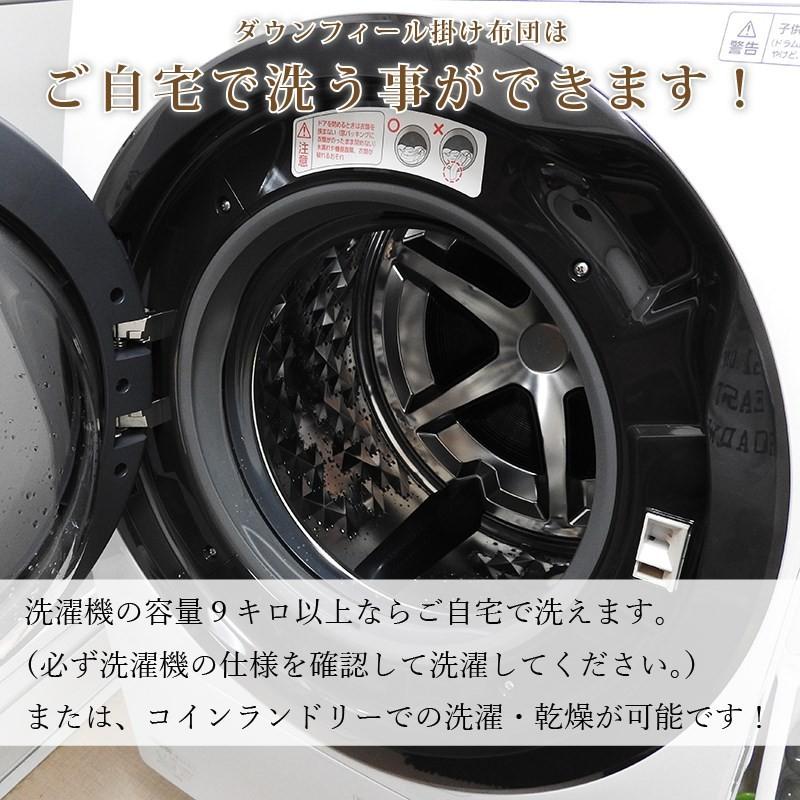 洗える掛けふとん 羽毛の使い心地  ダウンフィール掛けふとん シングル |  | 01