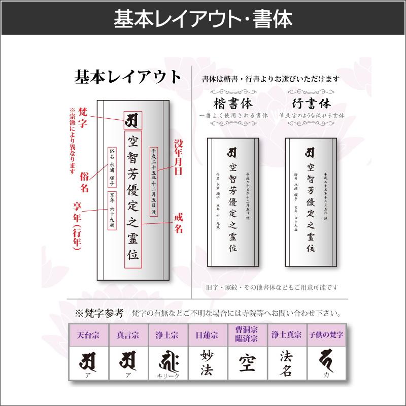 名入れ 位牌 すりガラス AWH-3（中）クリスタルガラス モダン位牌 おしゃれ 手元供養 戒名彫刻 現代位牌 現代仏壇 現代的_7