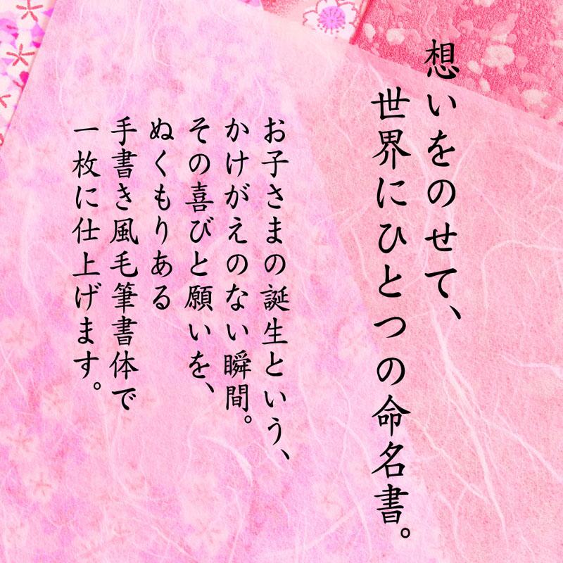ダイヤ型 命名書 赤ちゃん 子供 12㎝ 名入れ オーダーメイド 命名書
