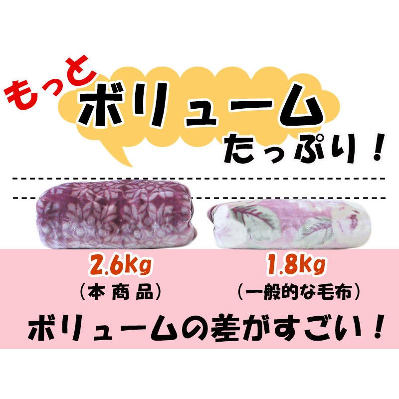 昭和西川 2.6kg 2枚合わせ毛布 シングルサイズ 洗える エリ付き 合わせ毛布  ズレにくい 二重毛布 寒がり 冷え性 西川 毛布 ブランケット ポリエステル｜futon-de-happy｜03