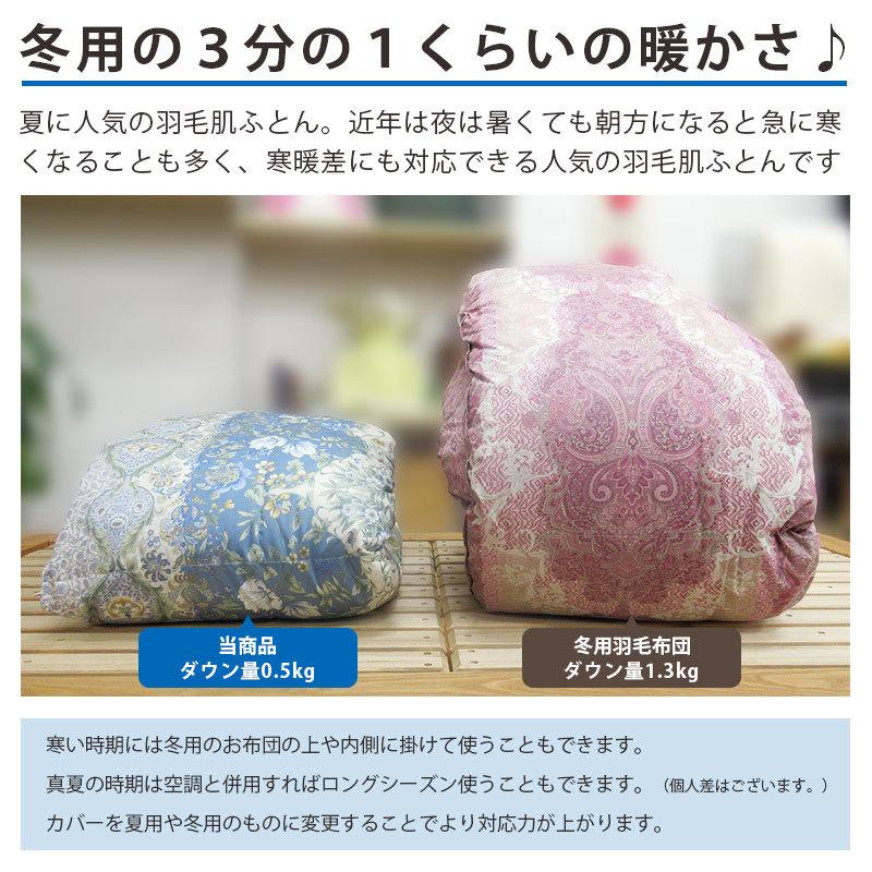 西川（nishikawa） 西川カバー付き 羽毛肌布団 ポーランド産ホワイ
